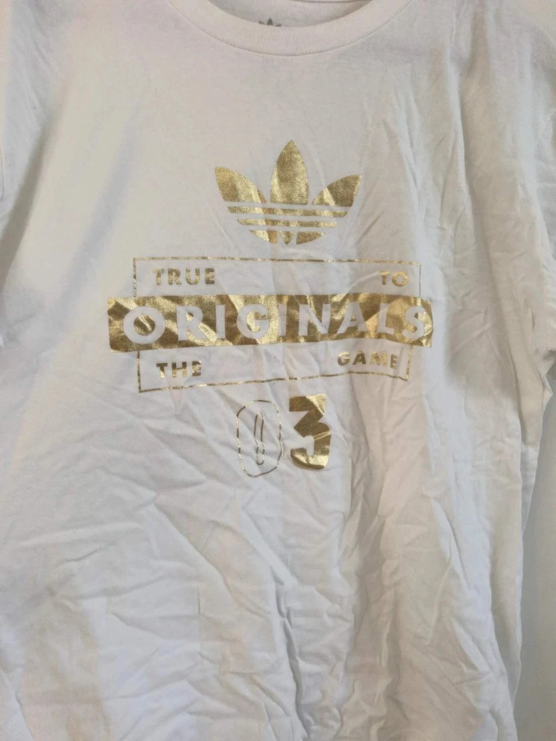 Camiseta C128 blanca Adidas L – photo 2